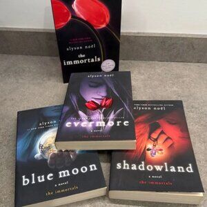 The Immortals 1-3 Evermore Blue Moon Shadowland Book Bundle Box Set Alyson Noel